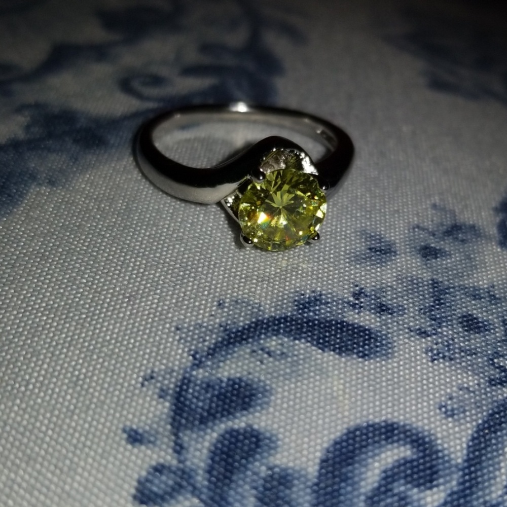 Lime green ring